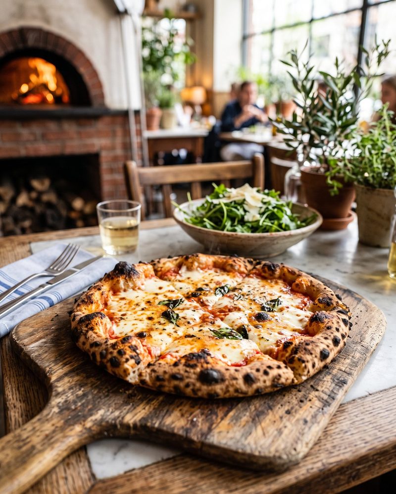 Finalny kadr pizzy wygenerowany przez AI